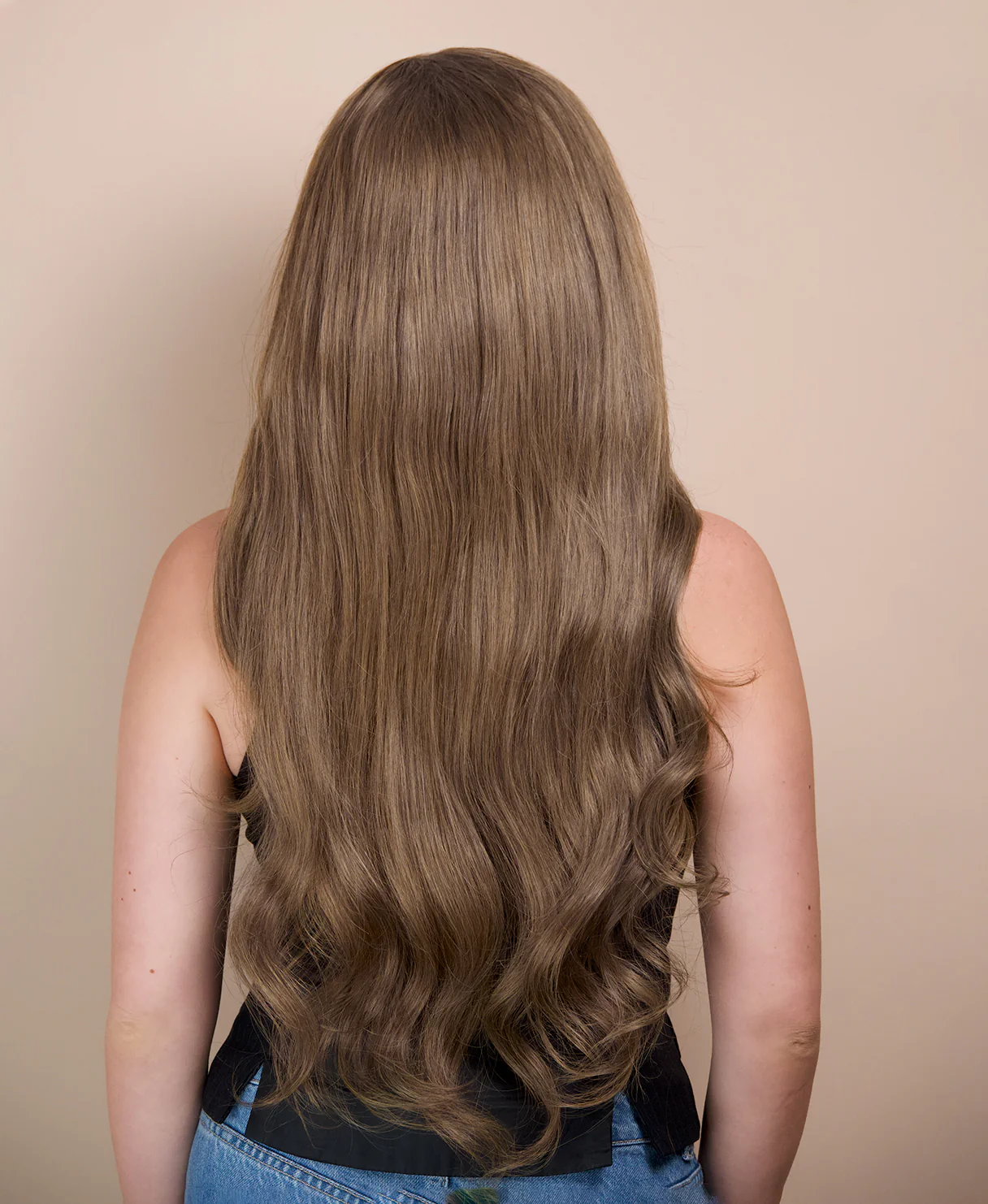lace front human wig - 24" ash blonde. - Image 3