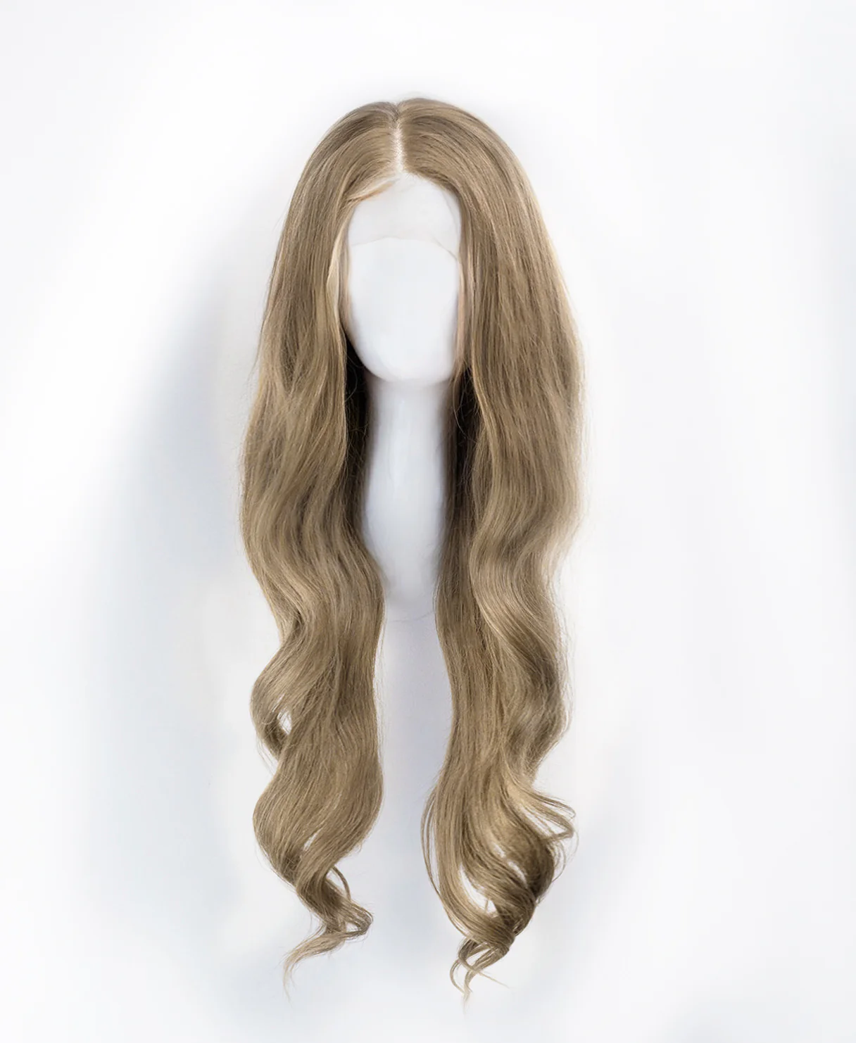 lace front human wig - 24" ash blonde. - Image 4