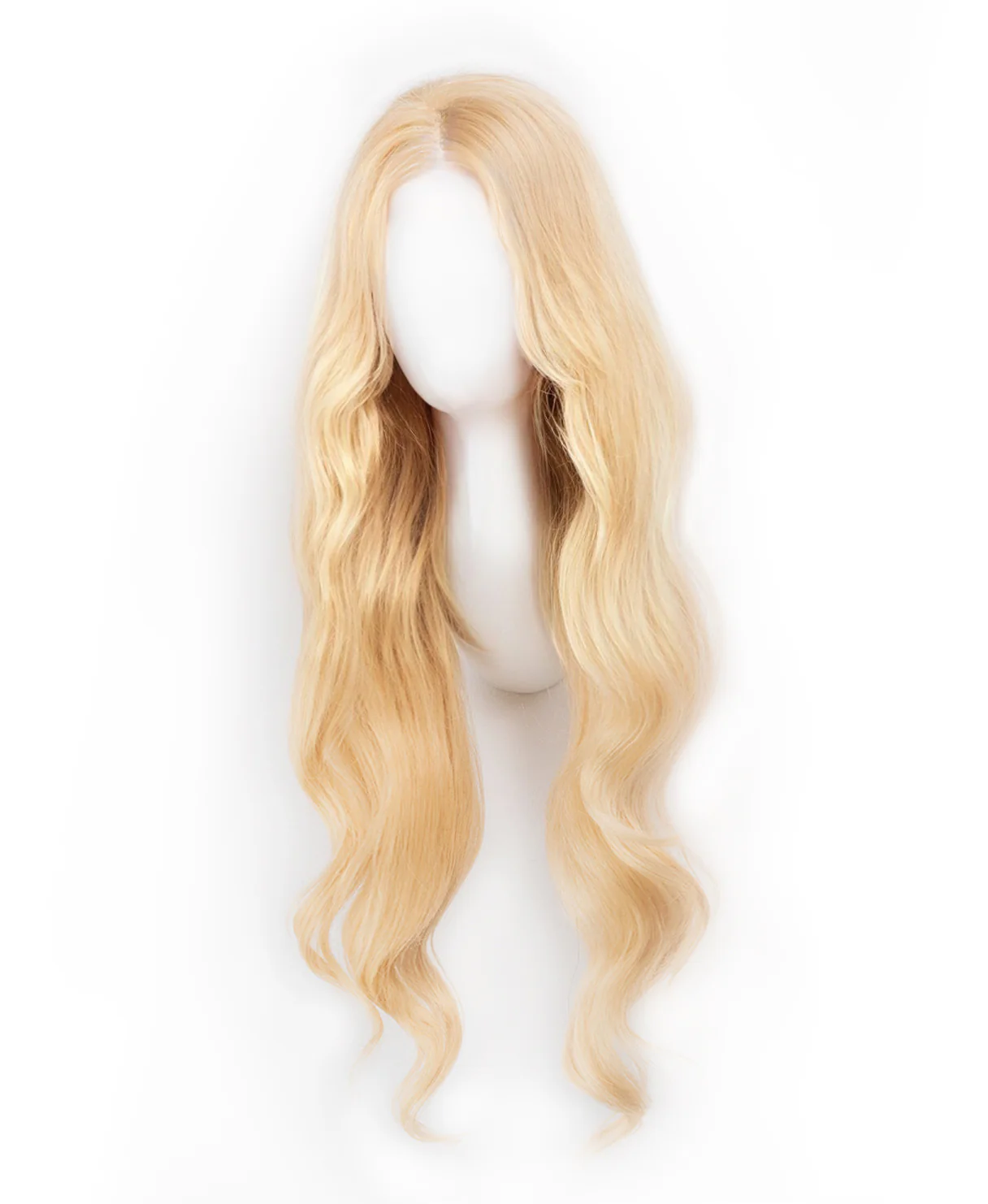 lace front human wig - 24" honey blonde. - Image 5