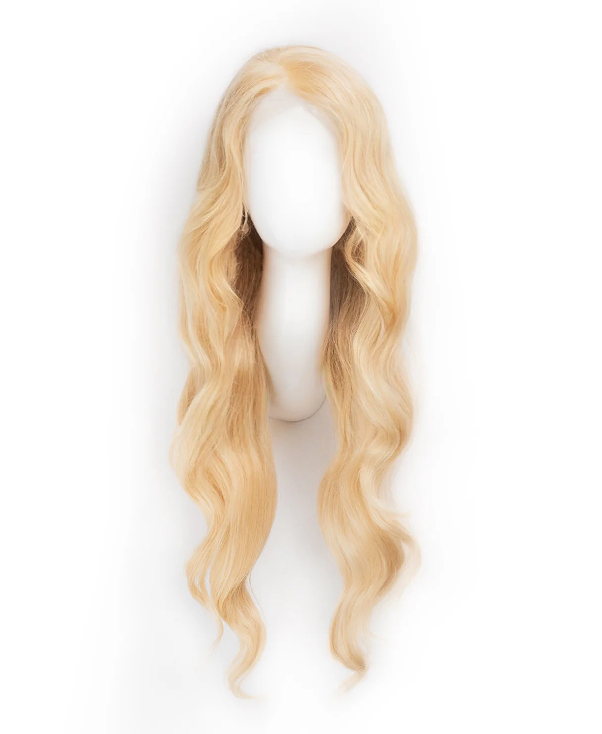 lace front human wig - 24" honey blonde. - Image 6