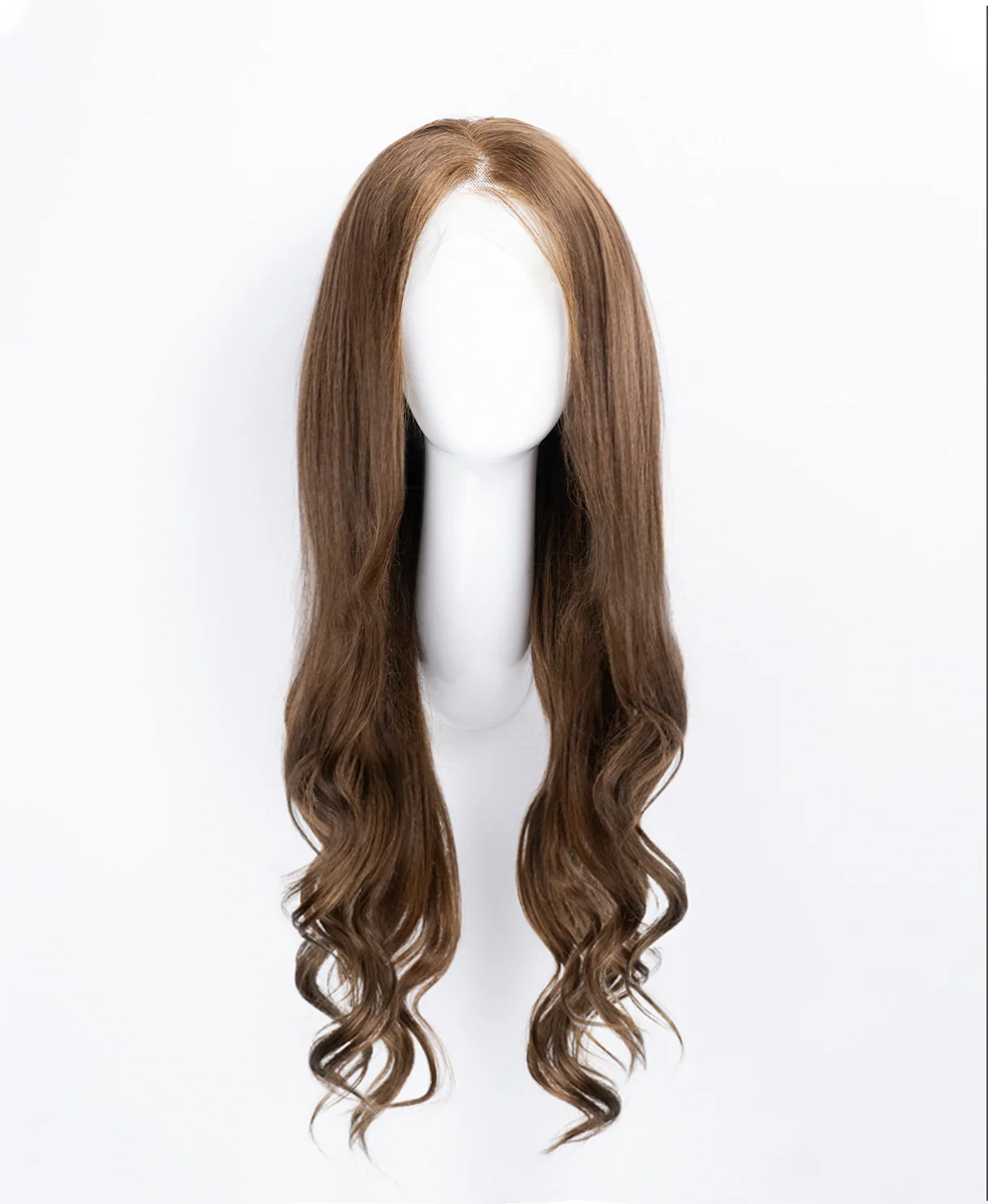 lace front human wig - 24" light brown. - Image 3
