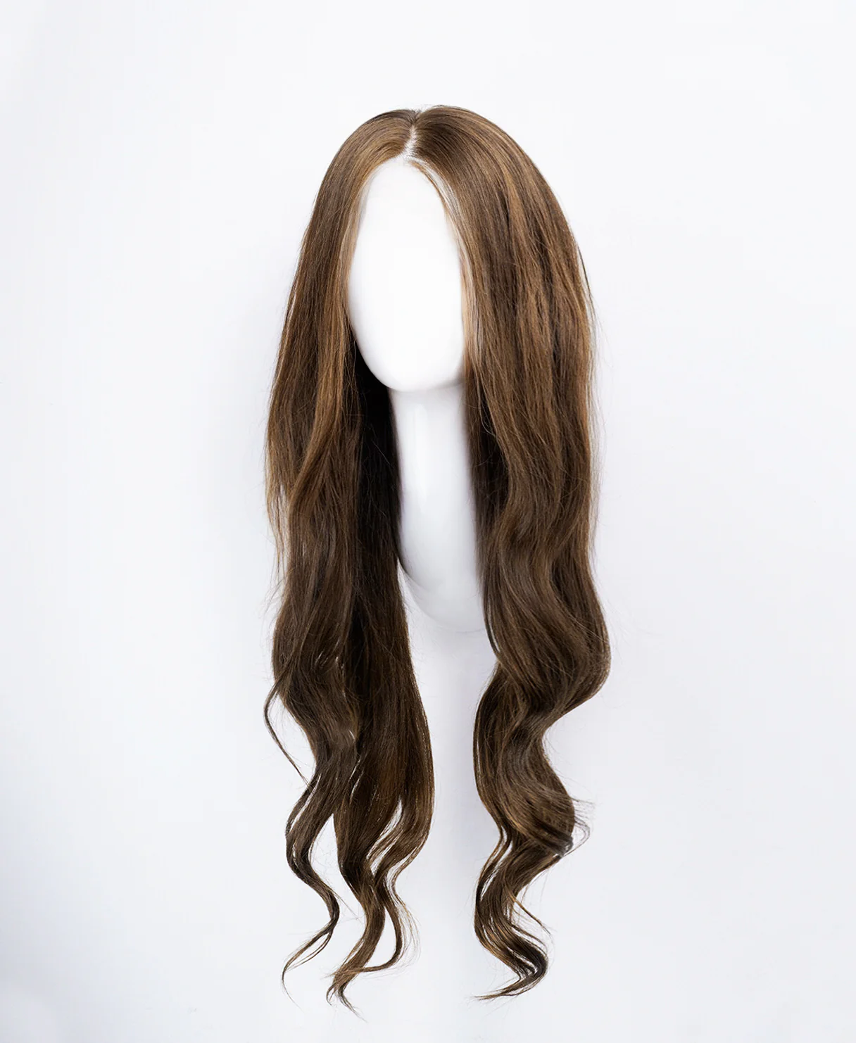 lace front human wig - 24" light brown. - Image 4