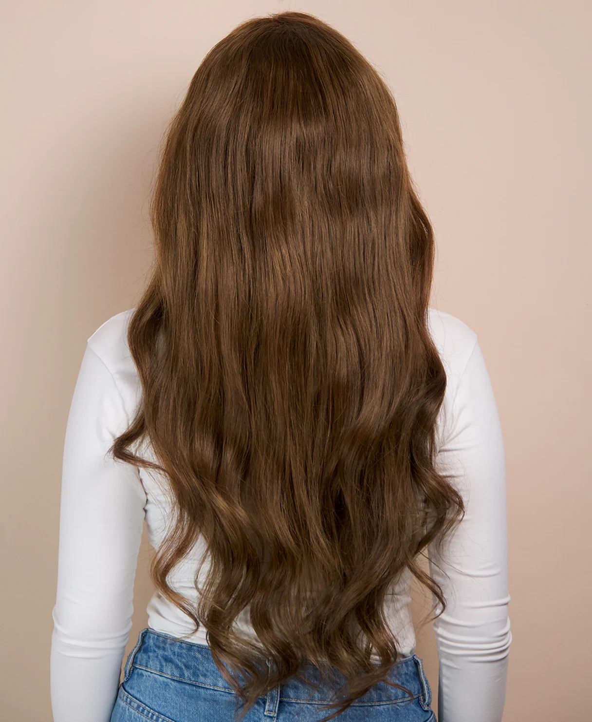 lace front human wig - 24" light brown. - Image 7