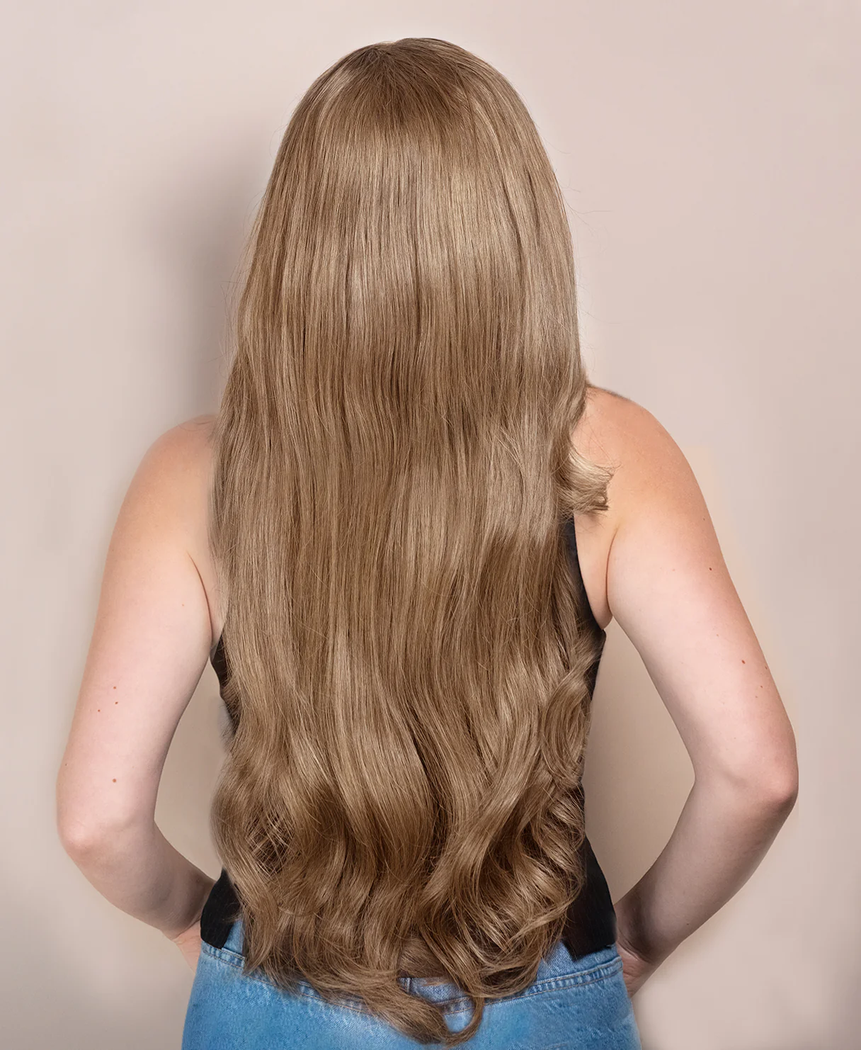 lace front human wig - 26" ash blonde. - Image 2