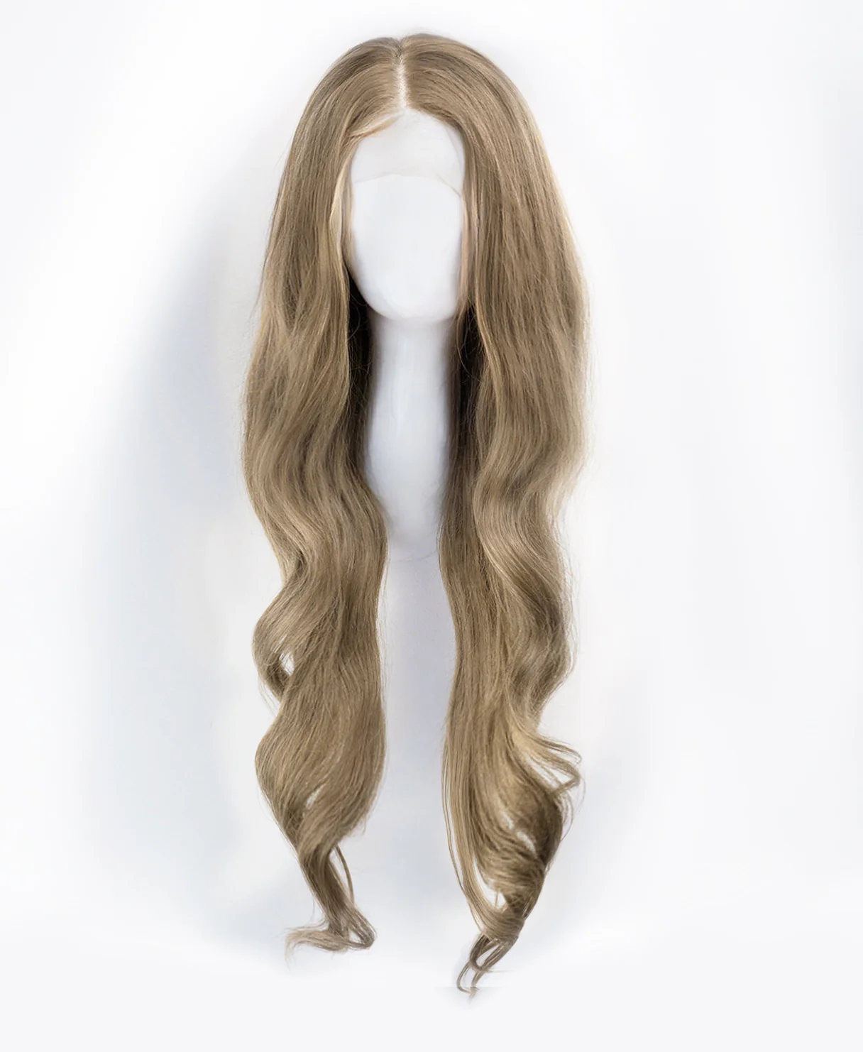 lace front human wig - 26" ash blonde. - Image 6