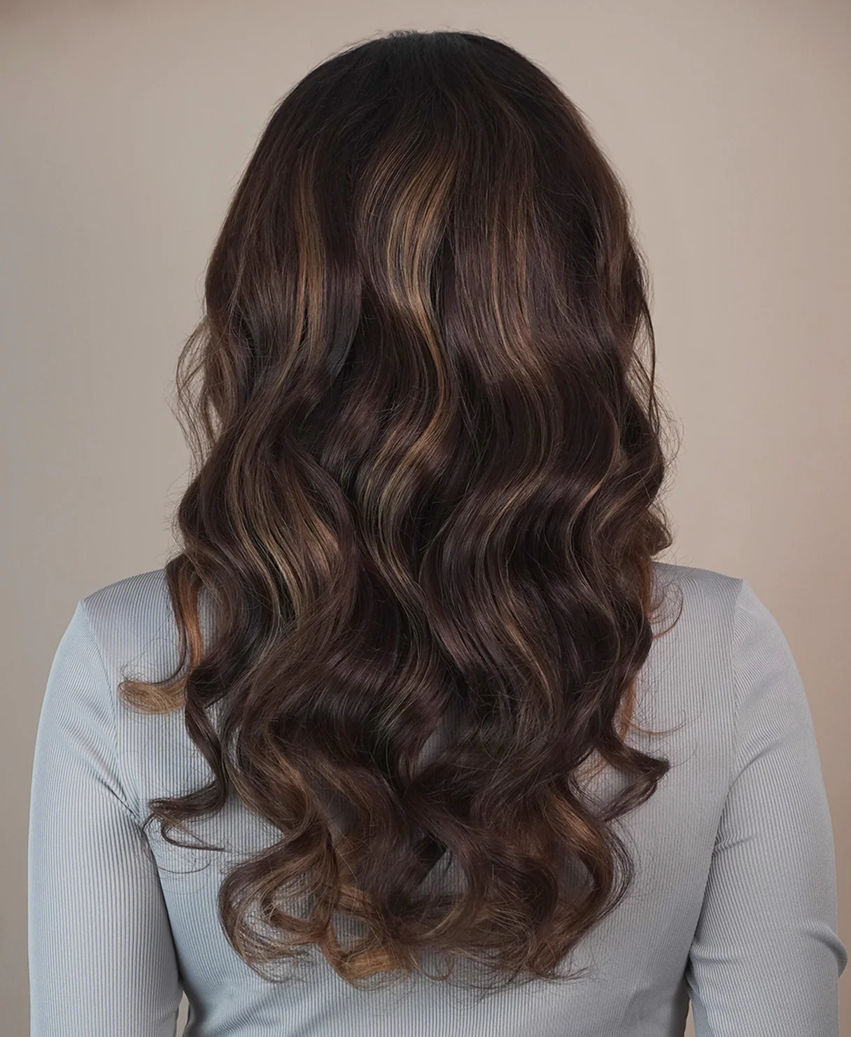 lace front human wig - 20" light brown balayage. - Image 4