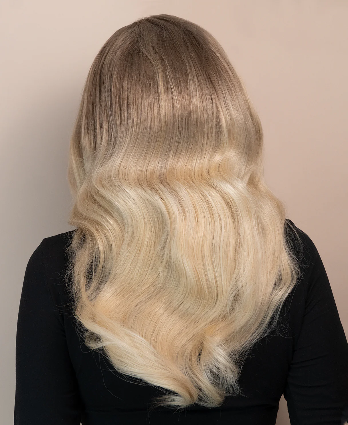 lace front human wig - 20" light blonde balayage. - Image 2