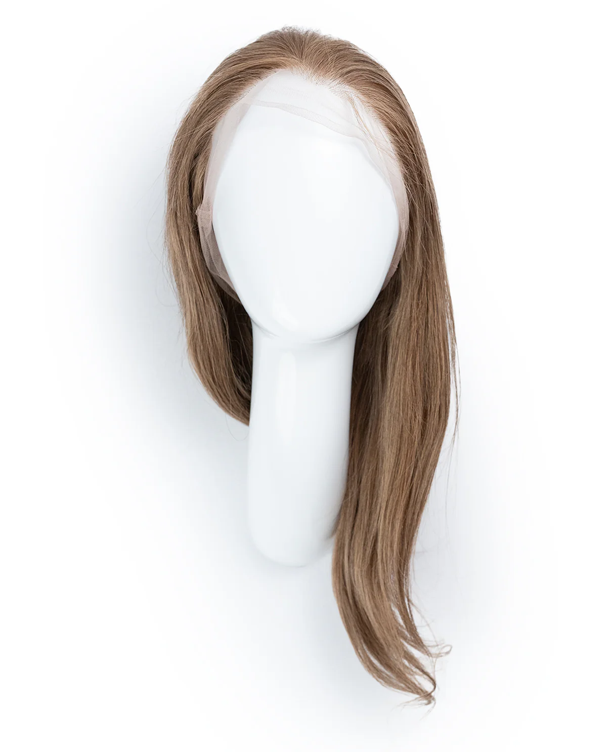 full lace human wig - 12" ash. - Image 6