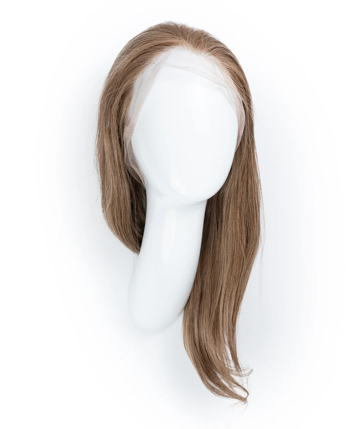 full lace human wig - 12" ash. - Image 7