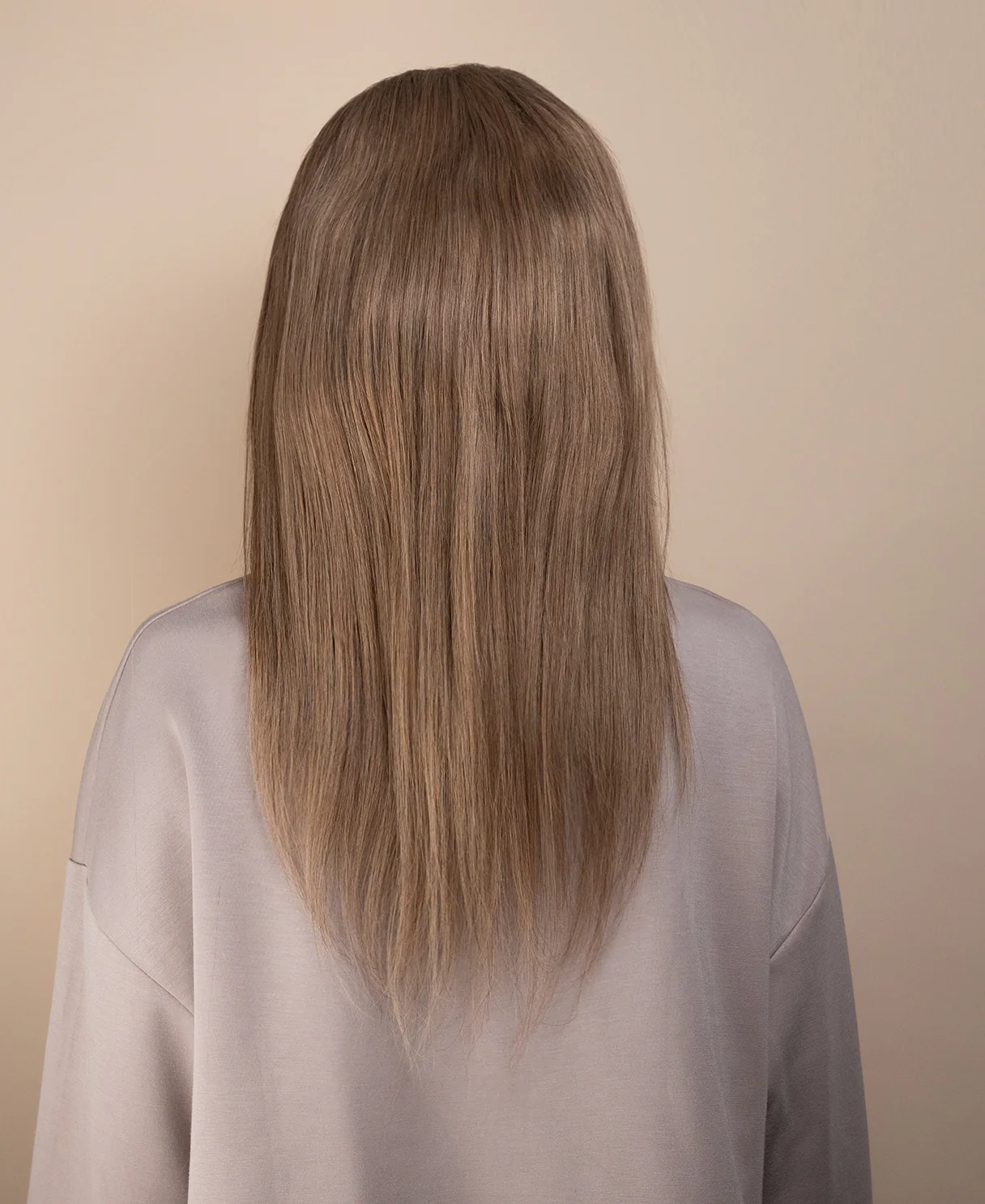 full lace human wig - 14" ash. - Image 3