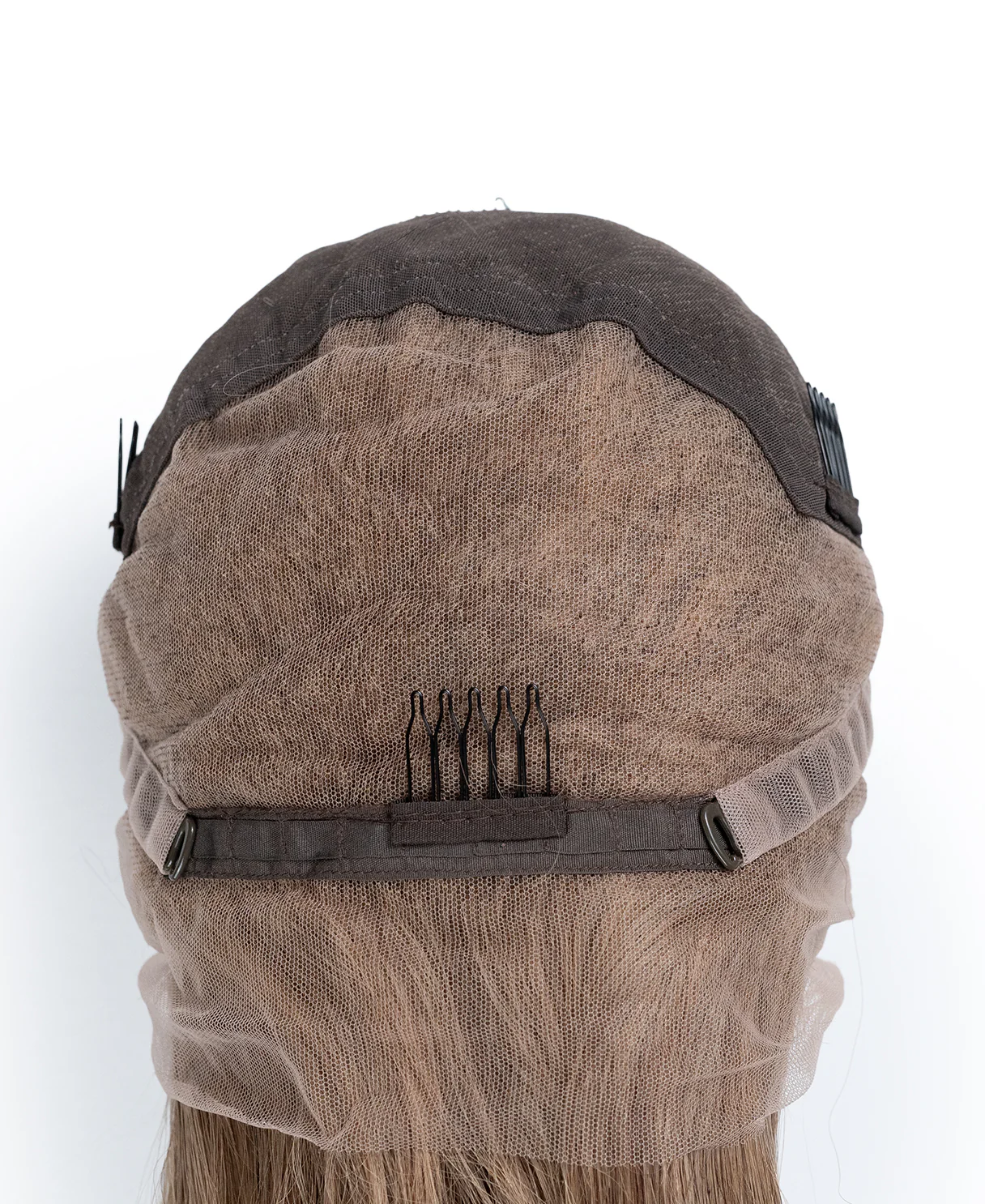 full lace human wig - 14" ash. - Image 4