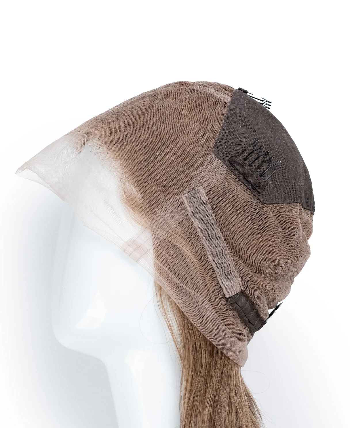 full lace human wig - 16" ash. - Image 4