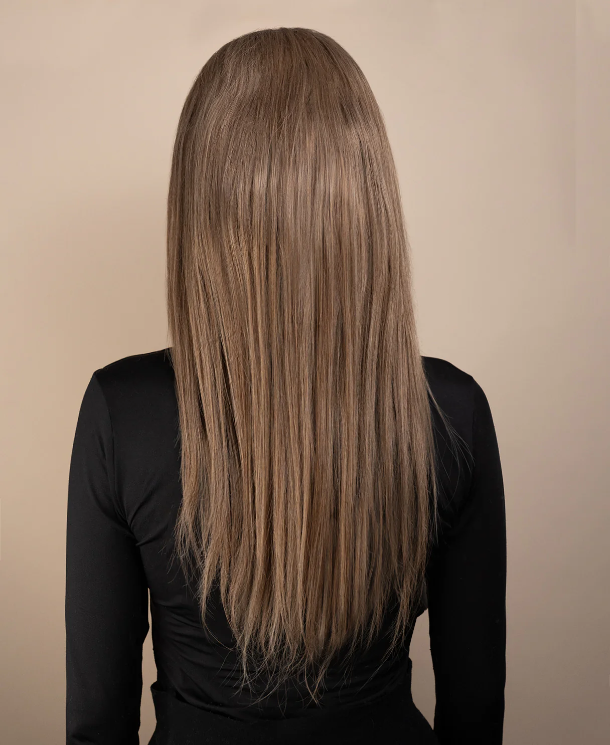 full lace human wig - 20" ash. - Image 2