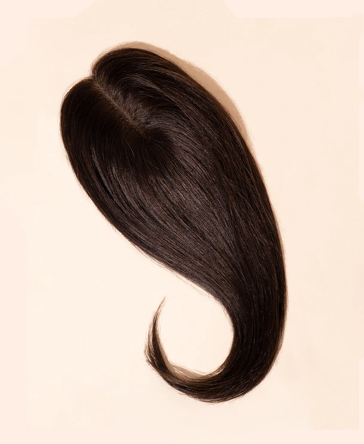 hair topper 12" chocolate brown. - Image 3