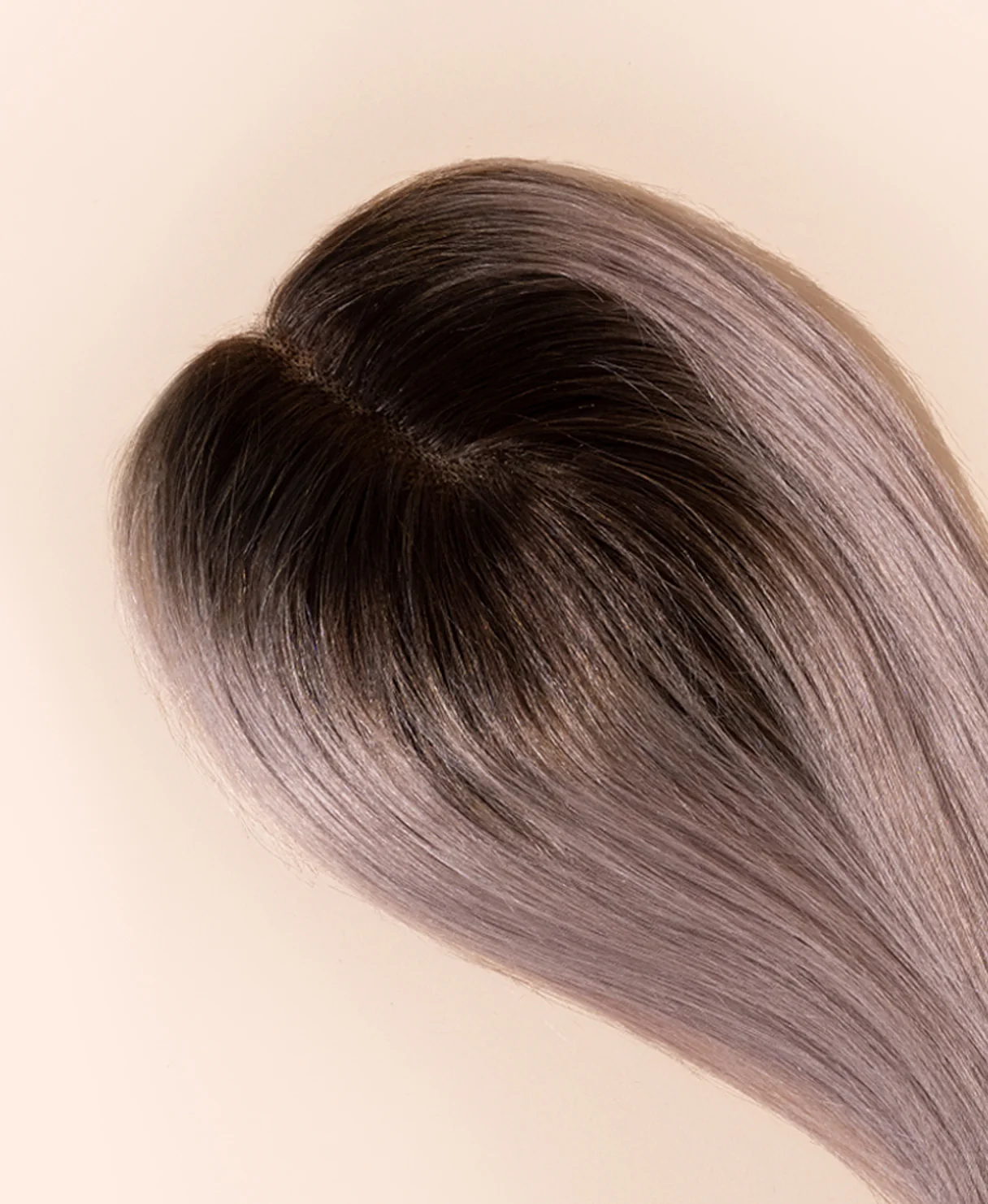 hair topper 12" rooted salt and pepper. - Image 5