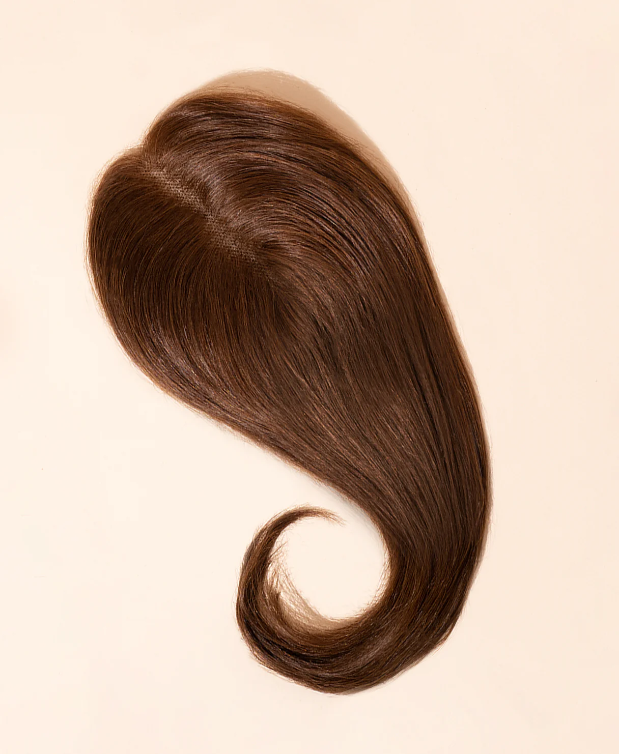 hair topper 12" medium brown. - Image 3