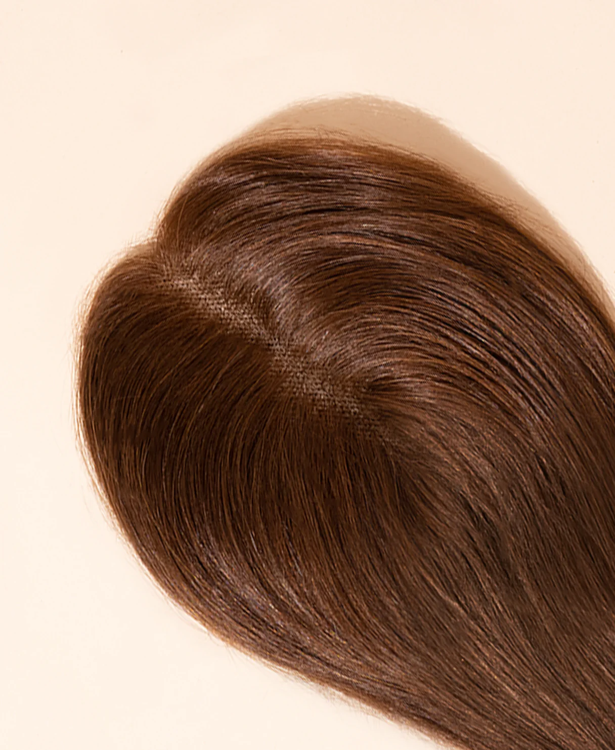 hair topper 12" medium brown. - Image 5