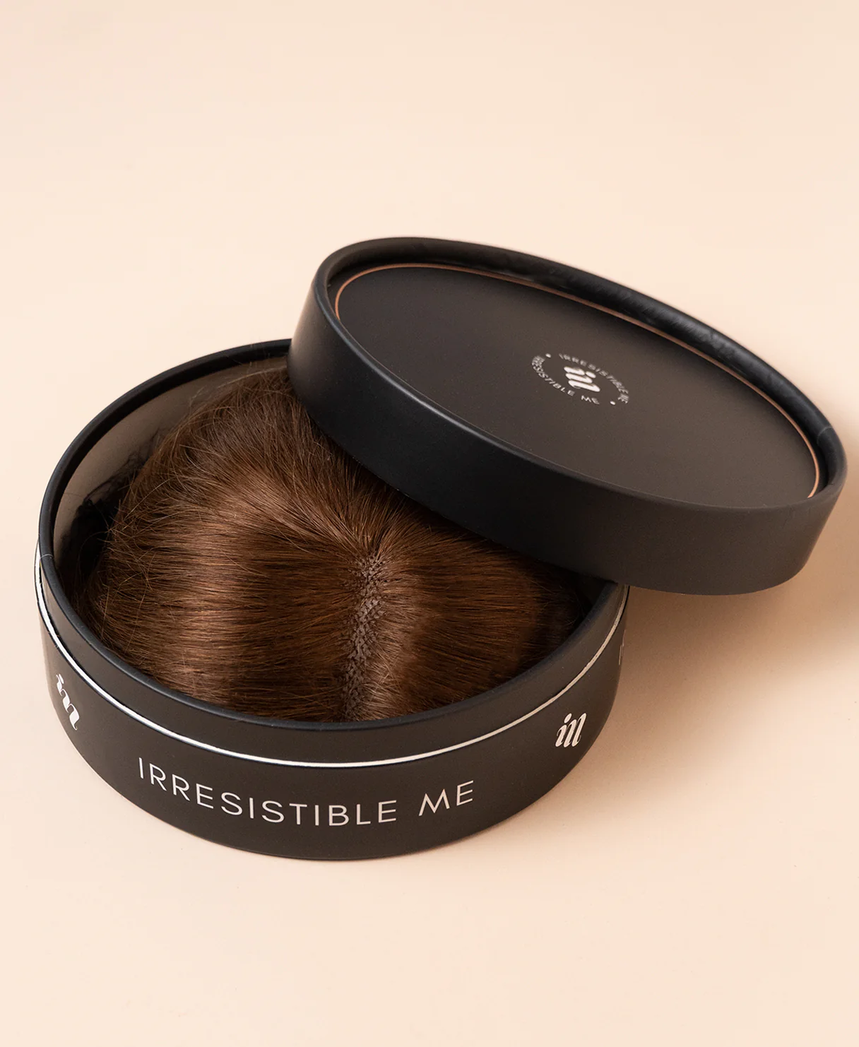 hair topper 12" medium brown. - Image 6