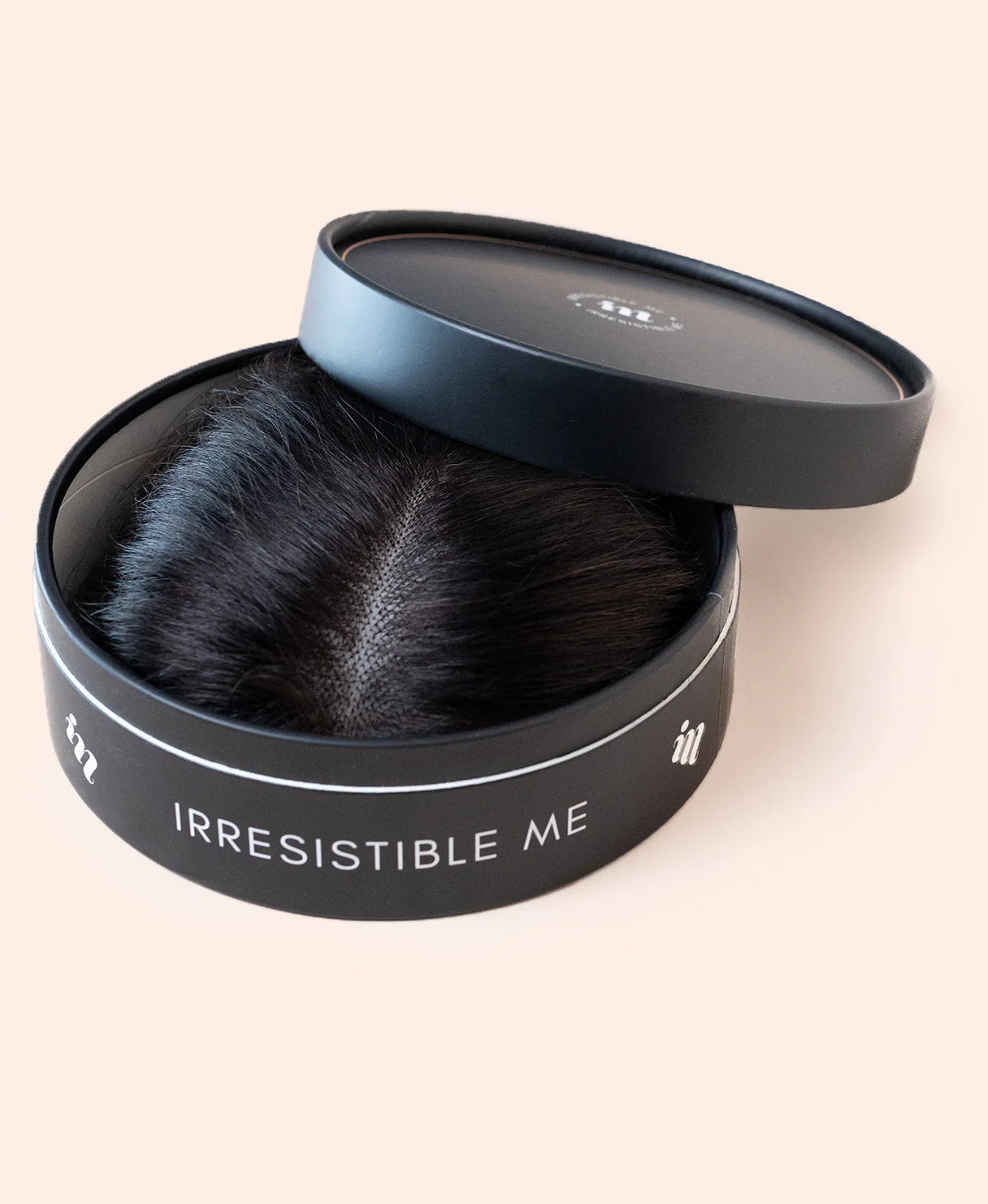 hair topper 12" natural black. - Image 6