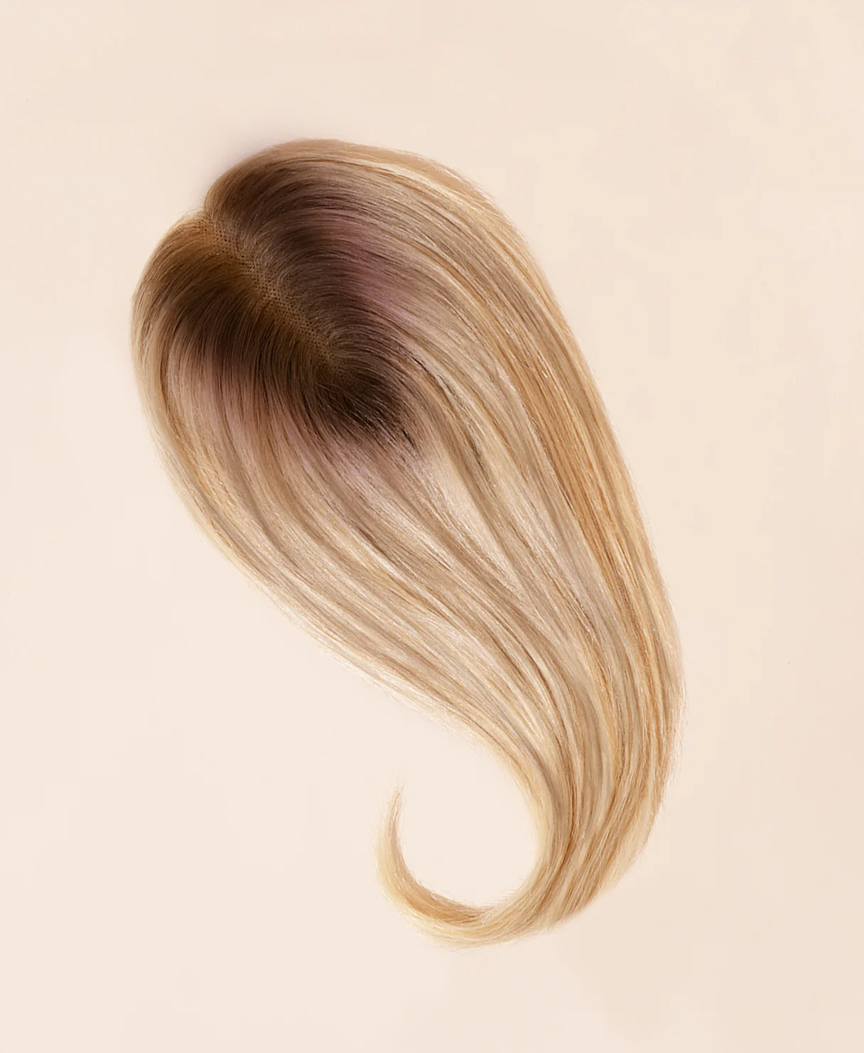 hair topper 12" rooted blonde highlights. - Image 3