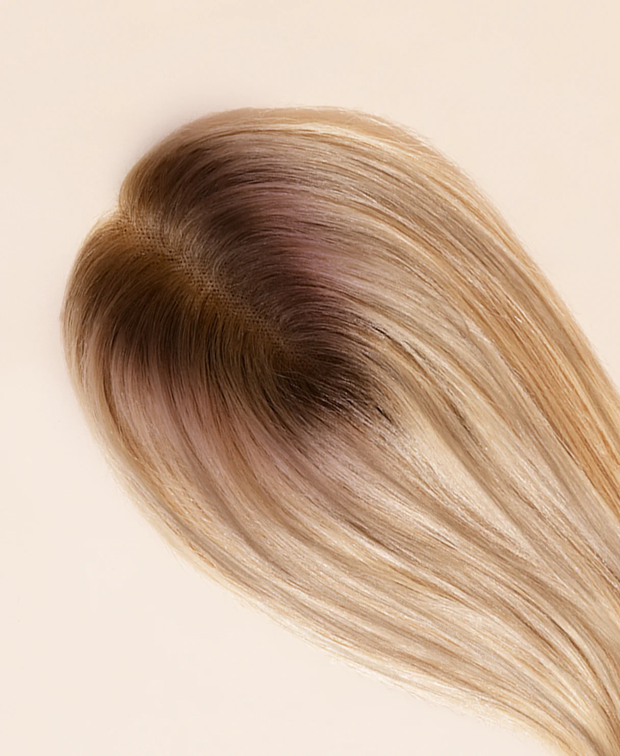 hair topper 12" rooted blonde highlights. - Image 5