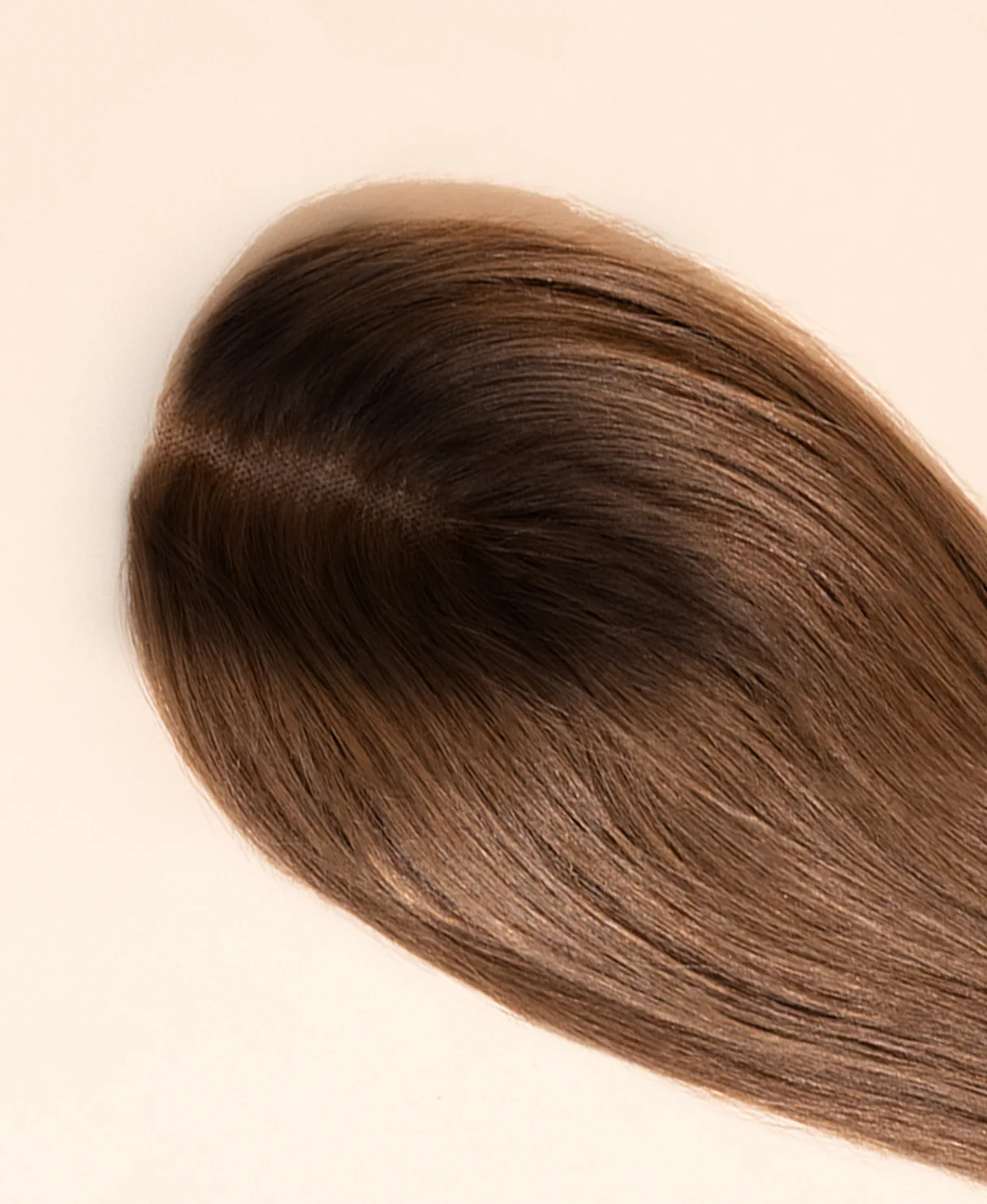 hair topper 12" rooted brown. - Image 5