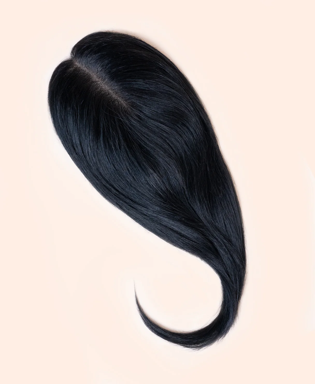 hair topper 12" jet black. - Image 3