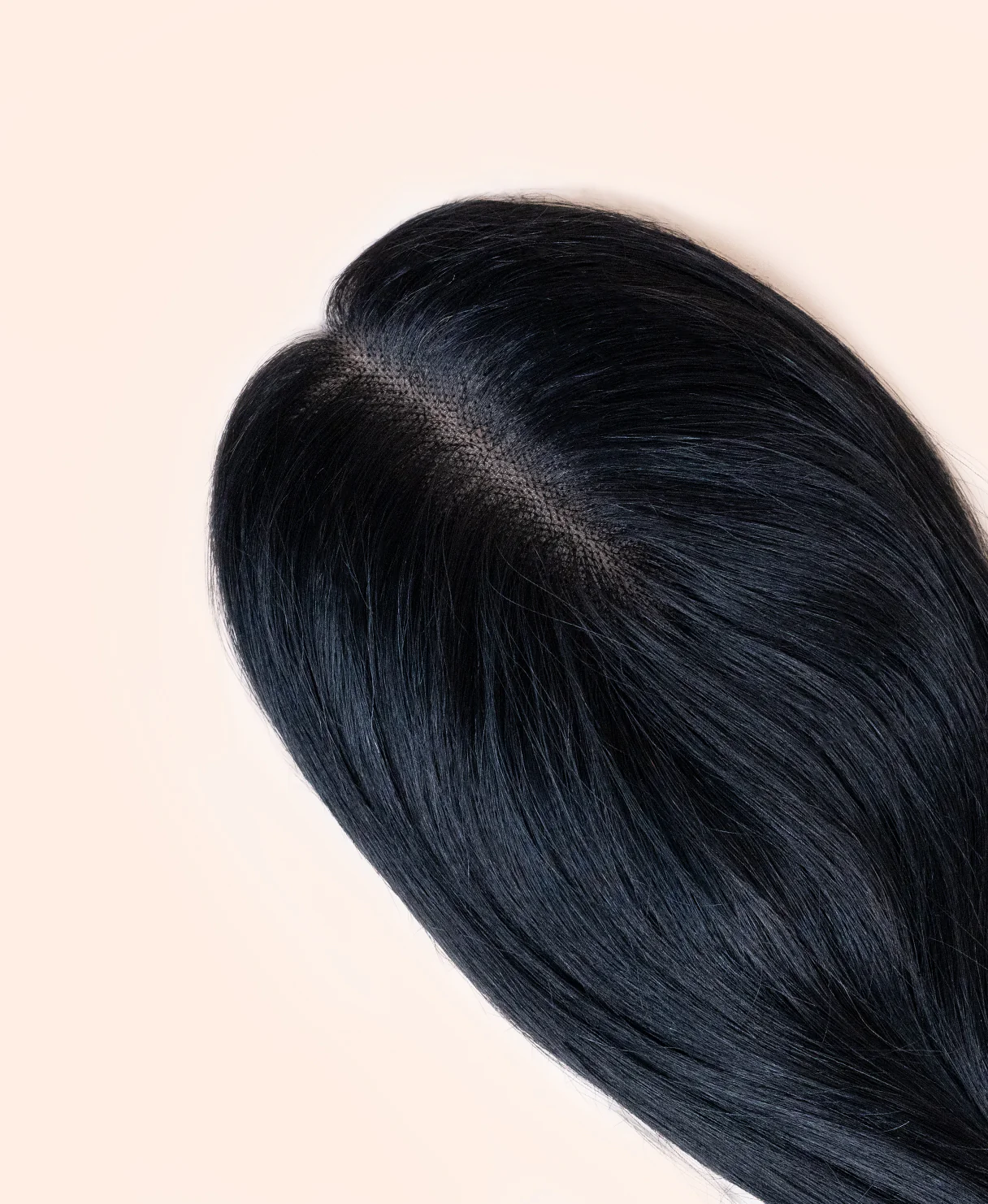 hair topper 12" jet black. - Image 5