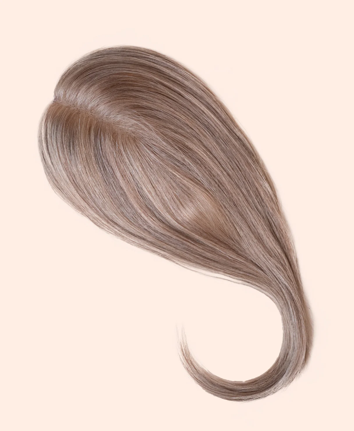 hair topper 12" ash blonde. - Image 3