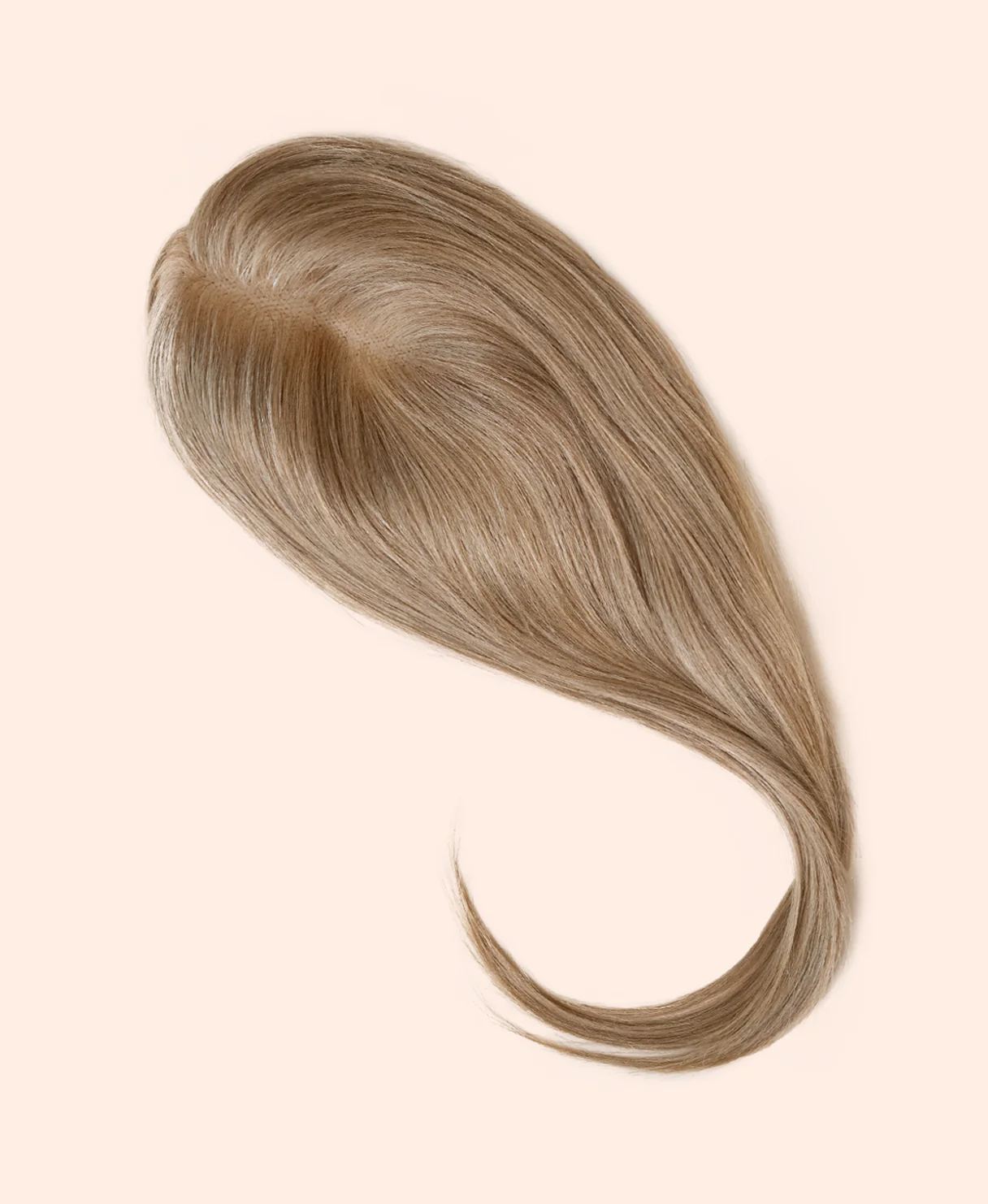 hair topper 12" medium blonde. - Image 3
