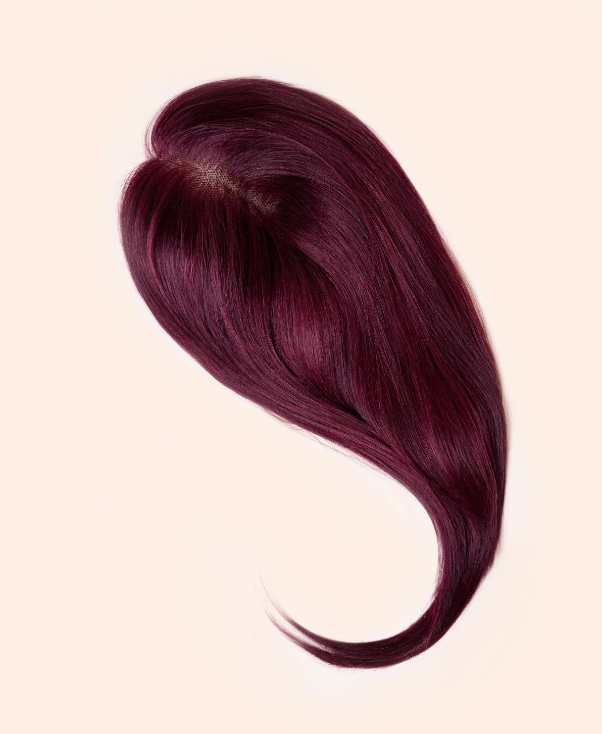 hair topper 12" cherry red. - Image 3