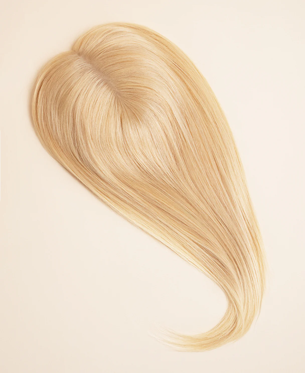 premium hair topper 14" light blonde. - Image 2
