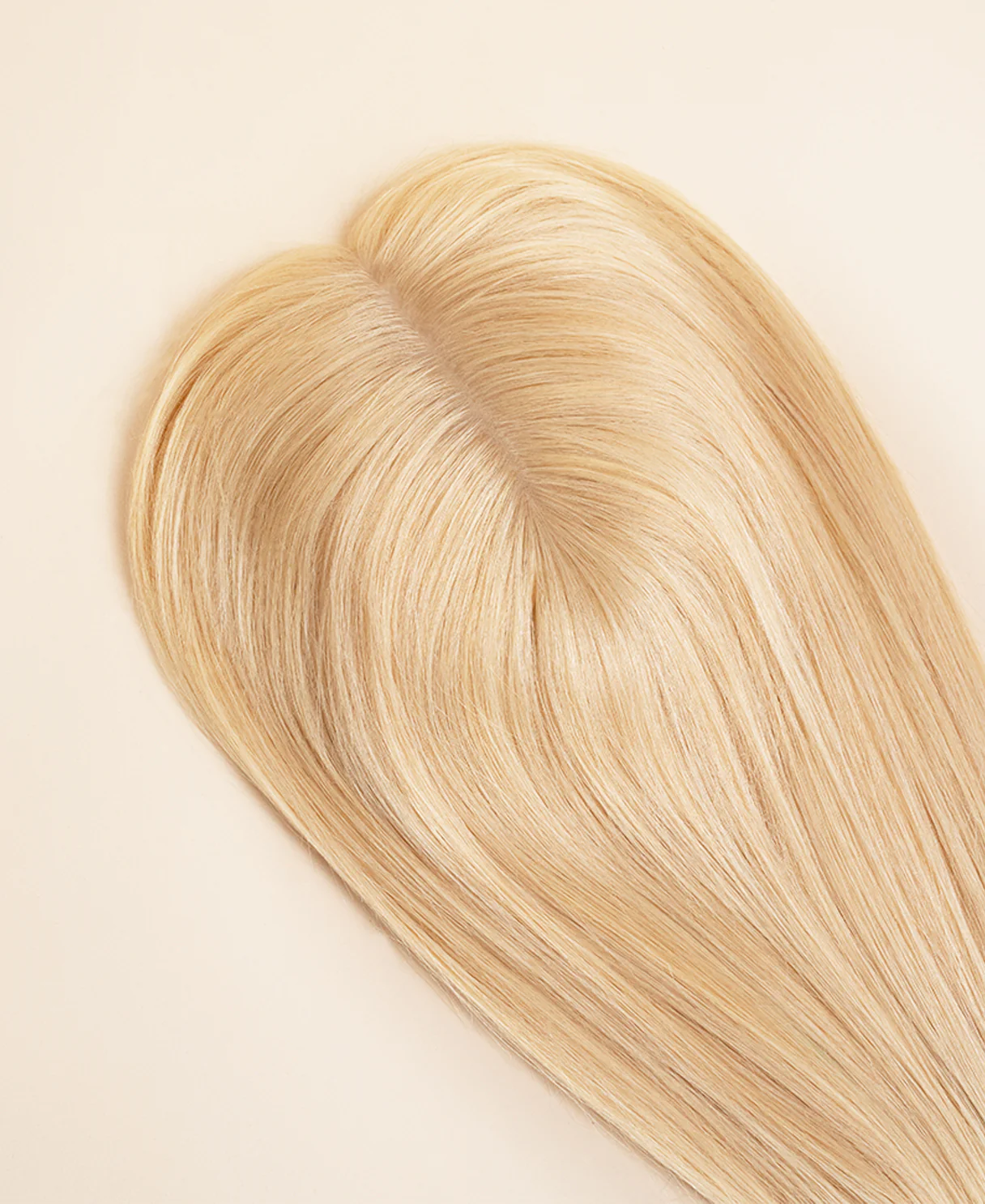 premium hair topper 14" light blonde. - Image 4