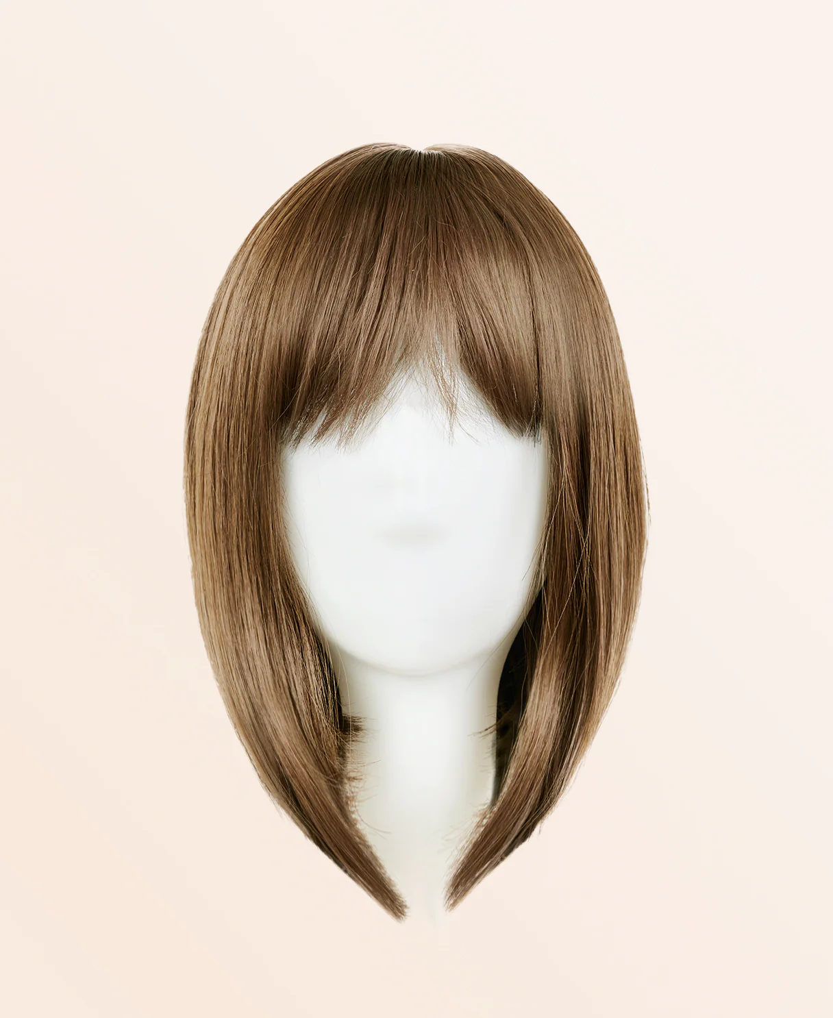 hair topper with bangs 12" dark blonde. - Image 2