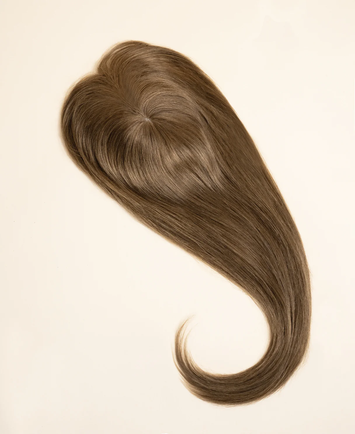 hair topper with bangs 12" dark blonde. - Image 3