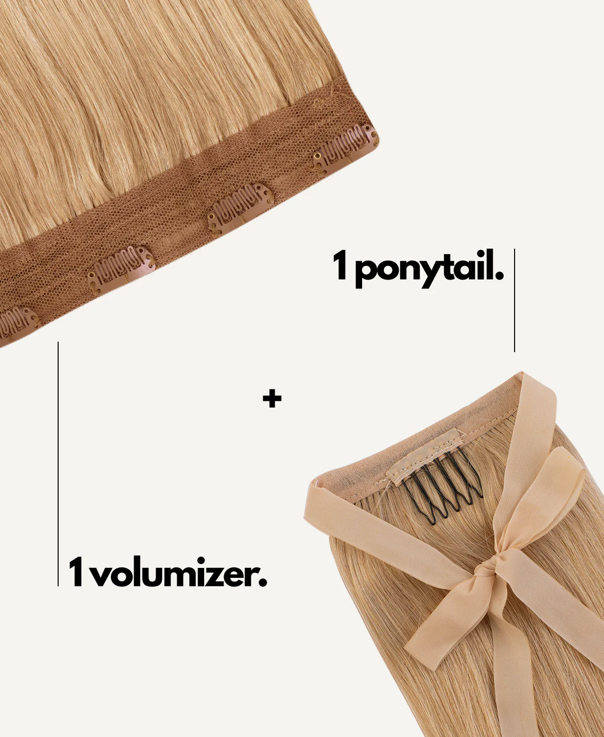half up/half down #14 medium blonde. - Image 3