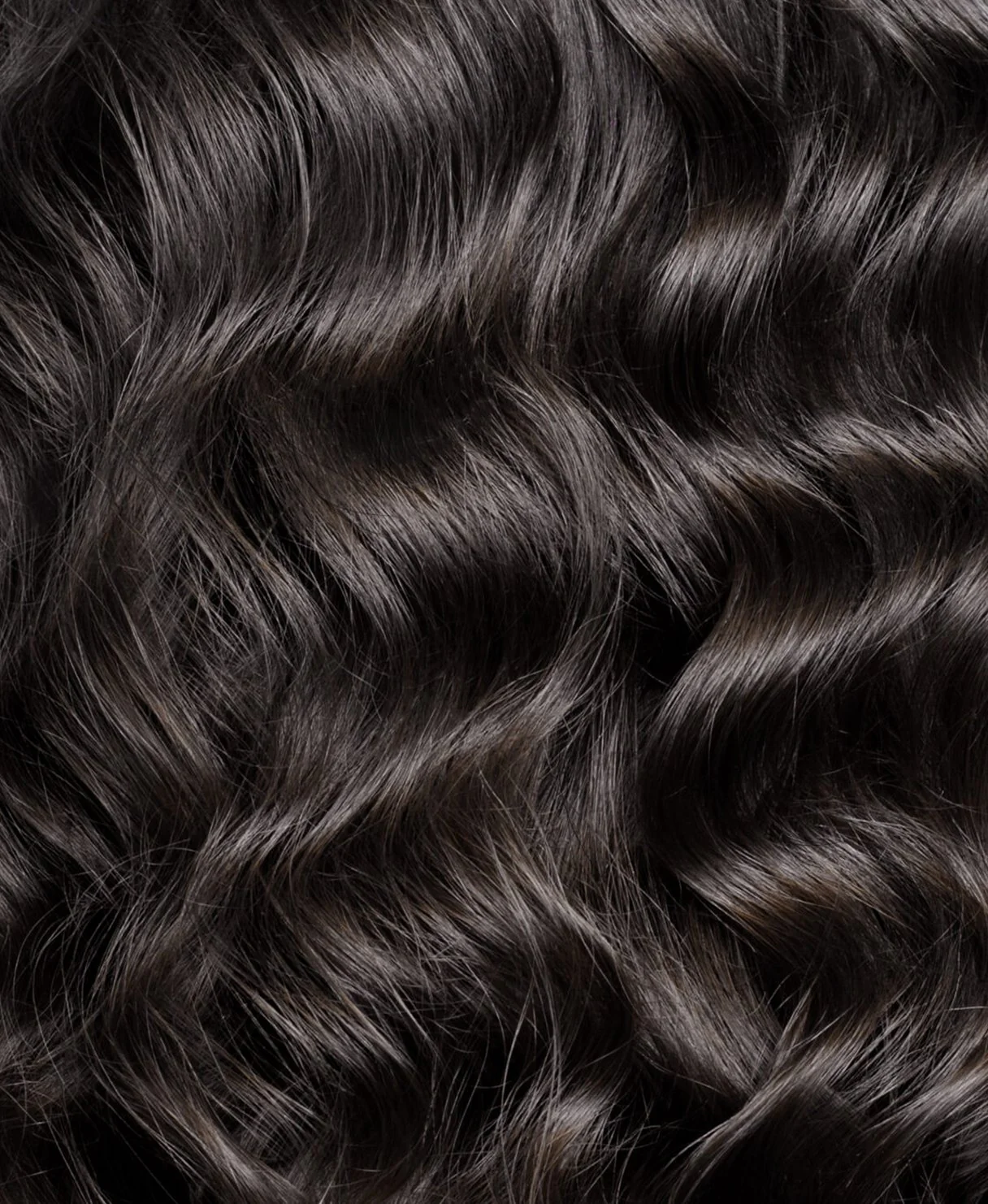 half up/half down #1b natural black. - Image 2