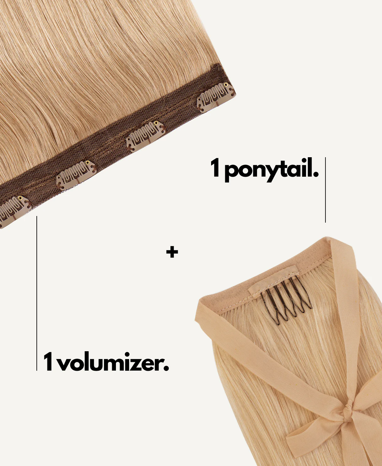 half up/half down #28 honey blonde. - Image 3