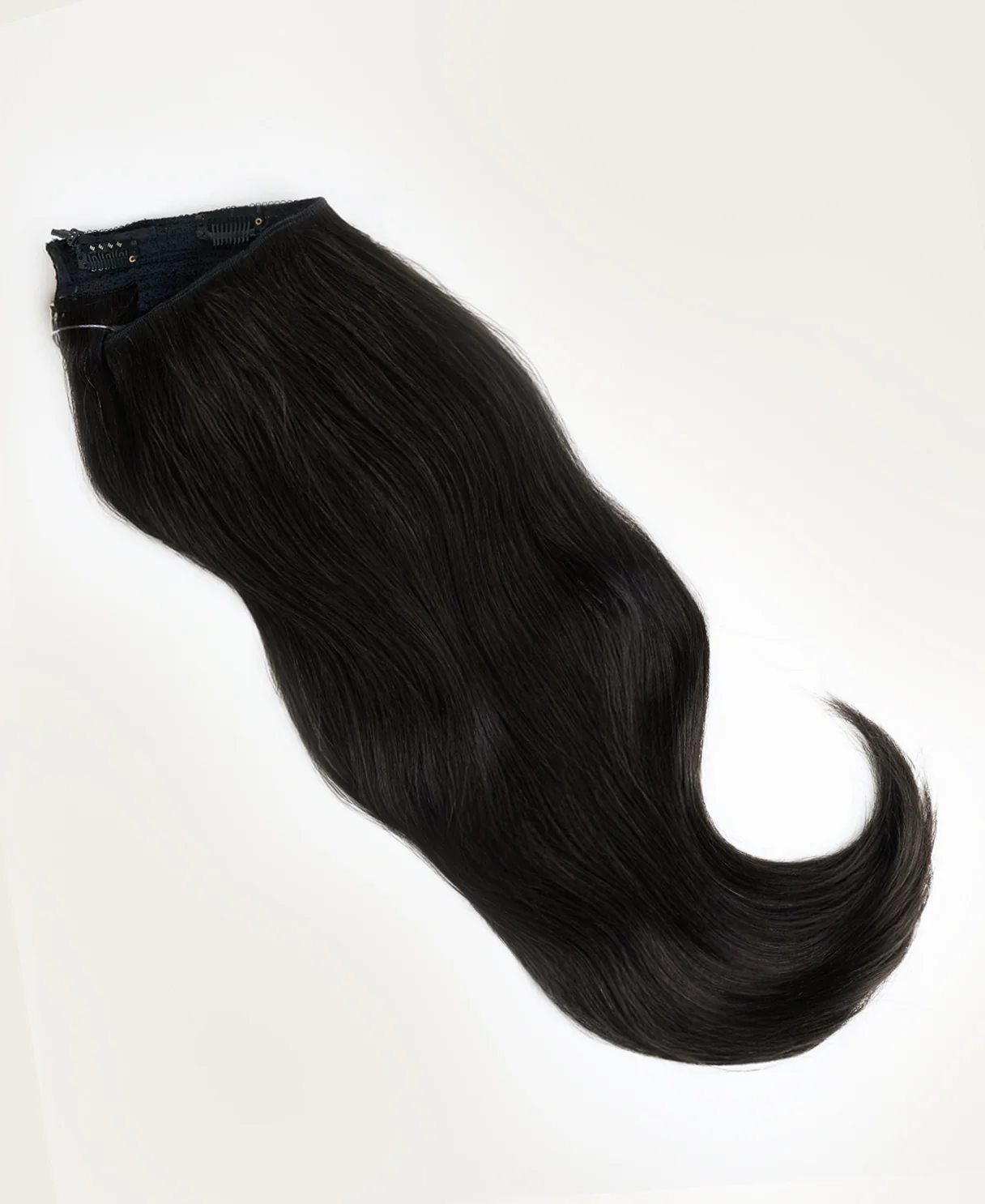 halo one-step hair extensions natural black. - Image 7
