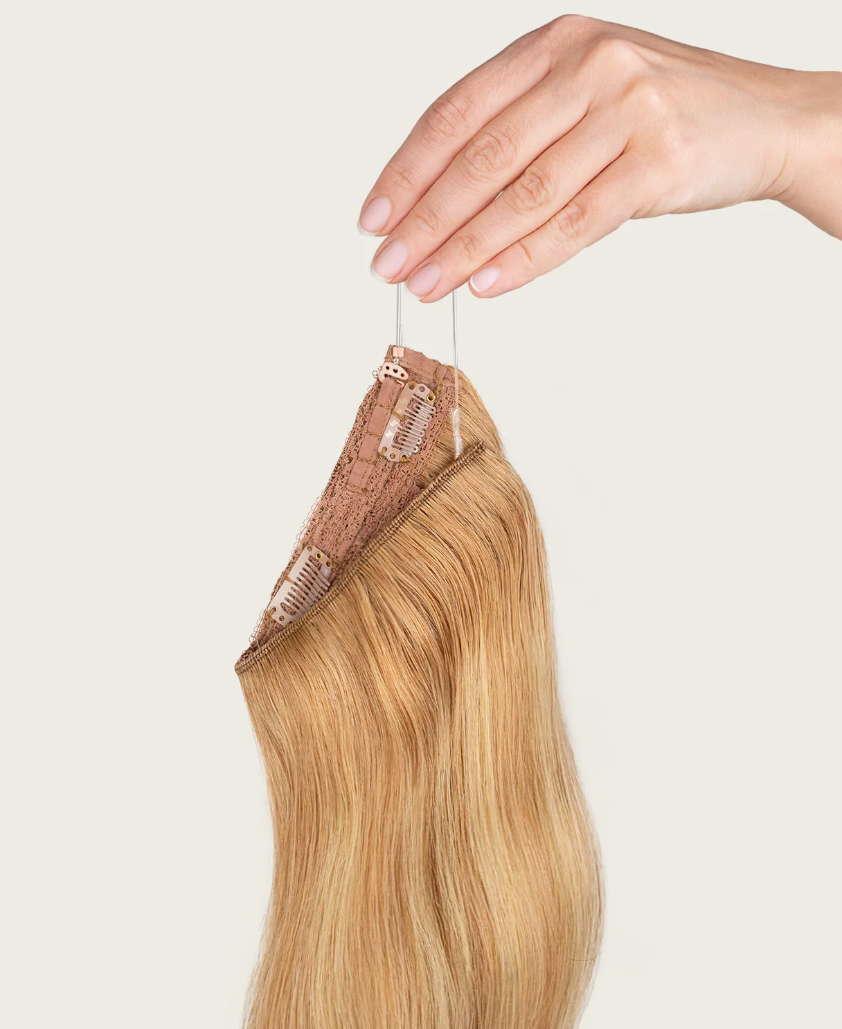 halo one-step hair extensions blonde balayage. - Image 6