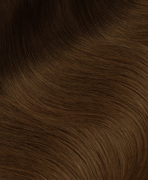 halo one-step hair extensions brown melt. - Image 2