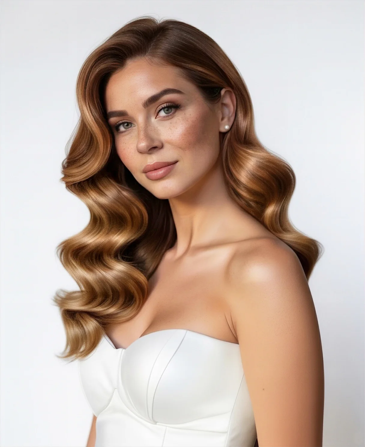 halo one-step hair extensions caramel balayage.