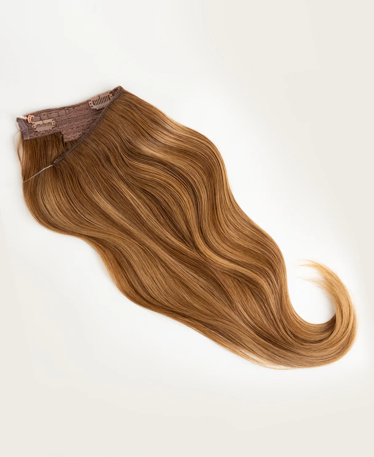 halo one-step hair extensions caramel balayage. - Image 6