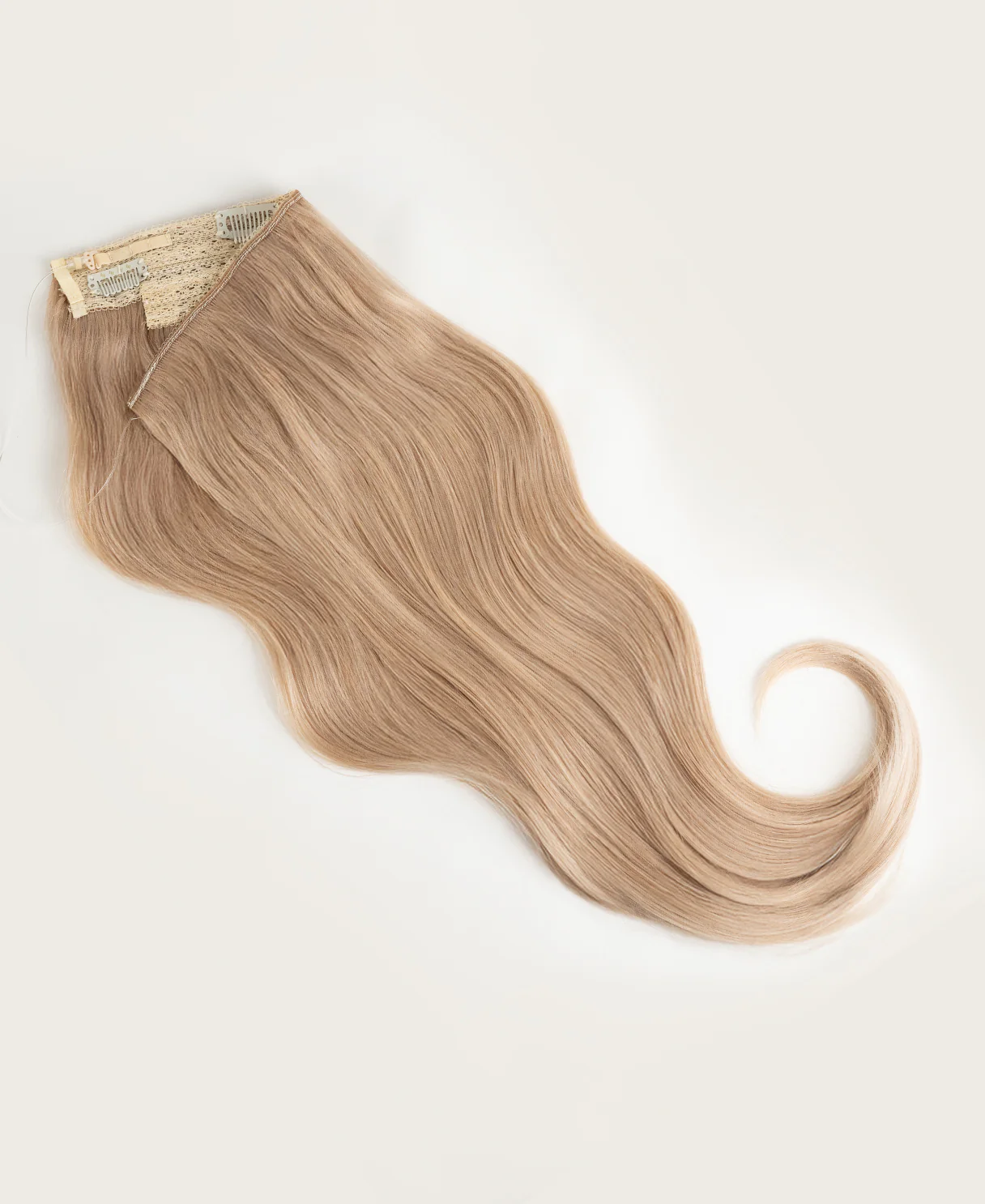 halo one-step hair extensions champagne blonde. - Image 6