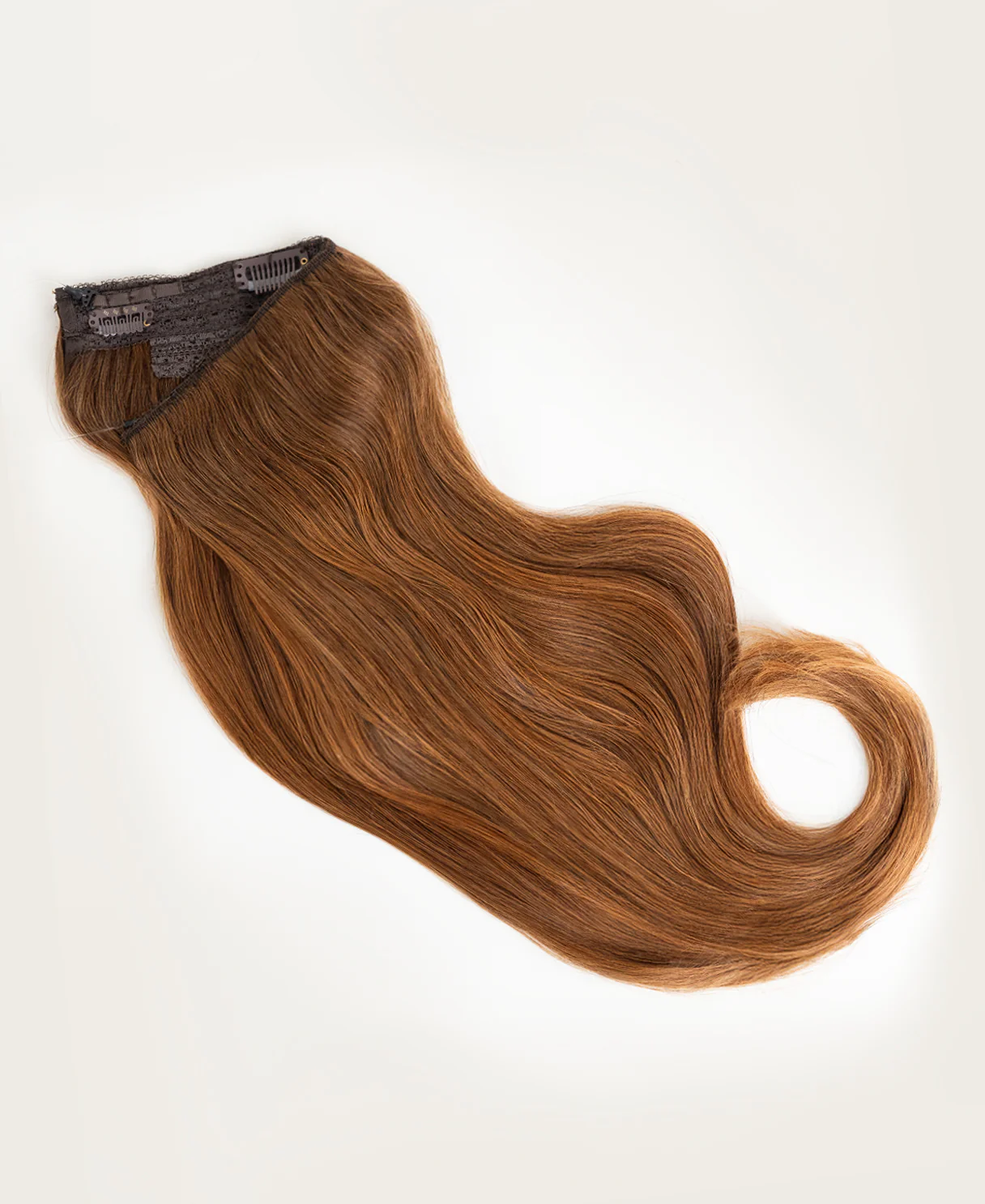 halo one-step hair extensions chestnut balayage. - Image 6