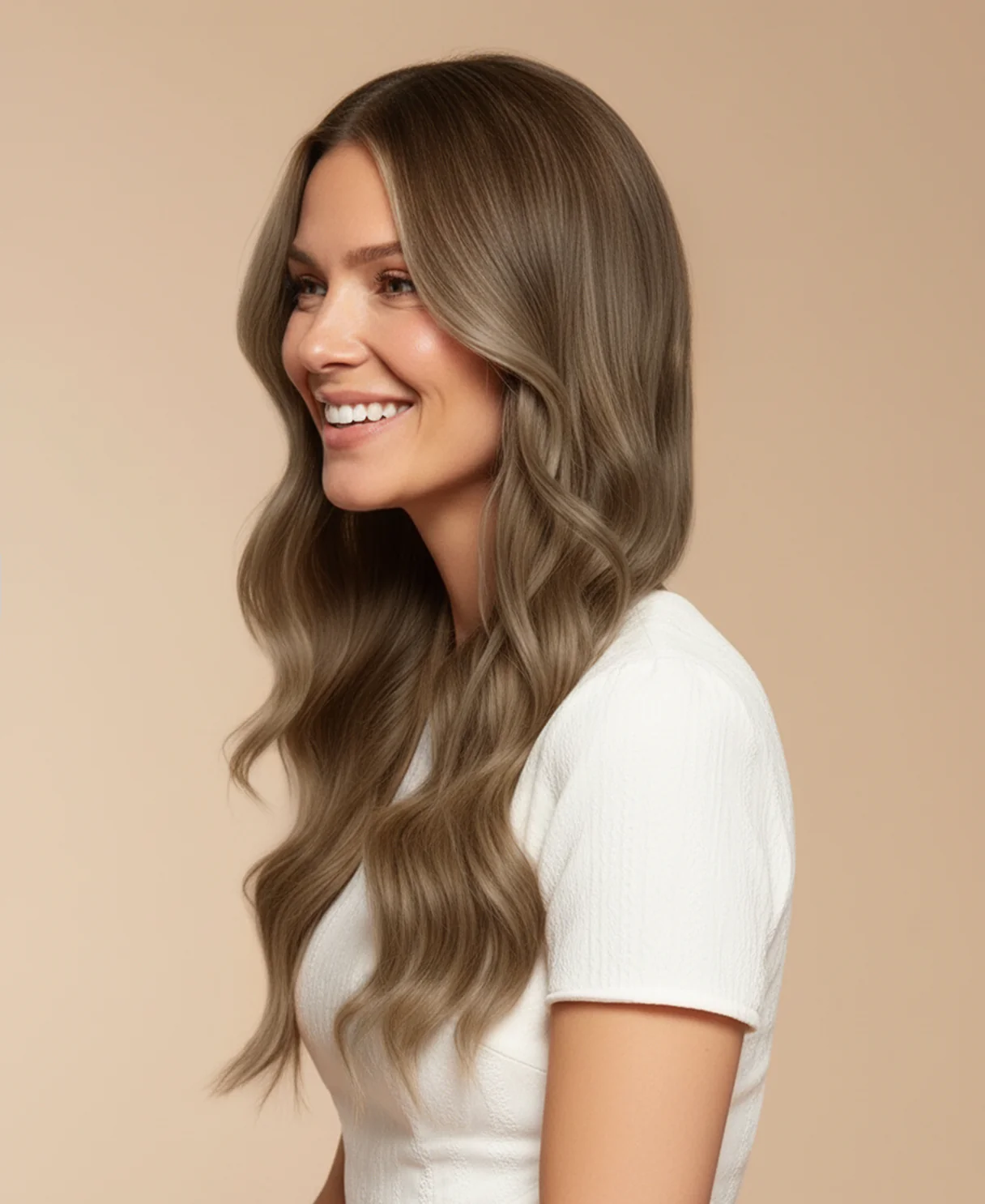 halo one-step hair extensions dark blonde.