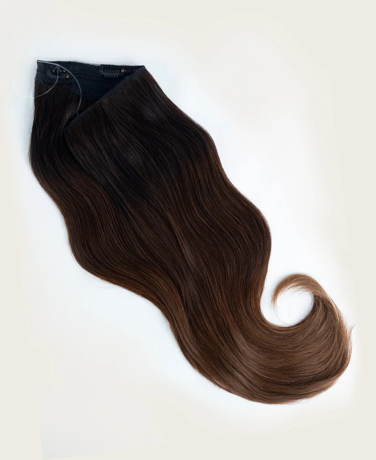 halo one-step hair extensions dimensional brown. - Image 7
