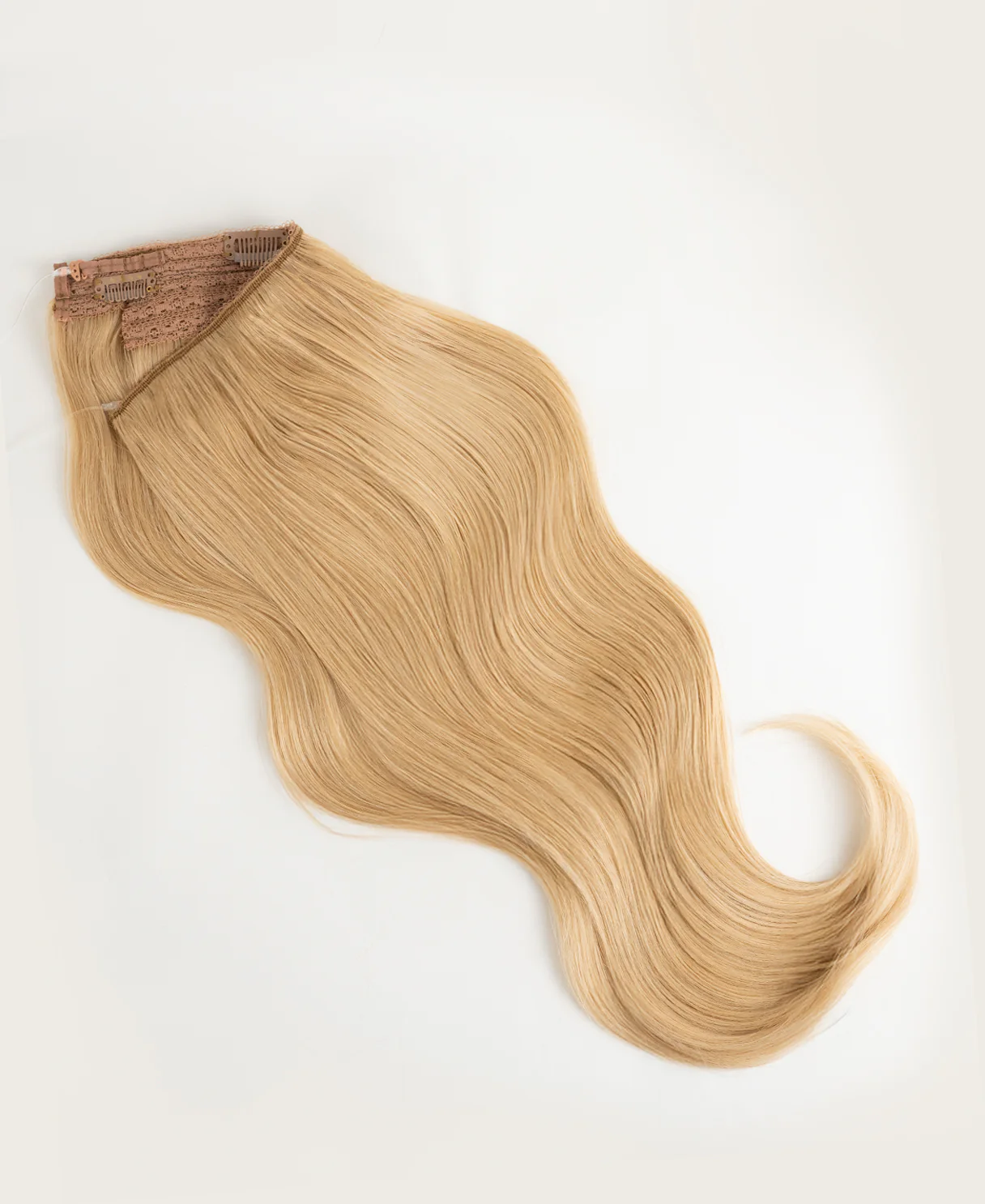 halo one-step hair extensions honey blonde. - Image 7