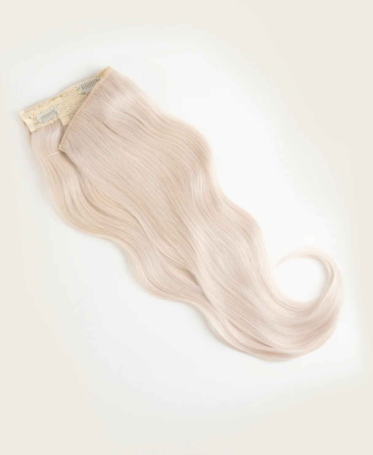 halo one-step hair extensions icy blonde. - Image 6