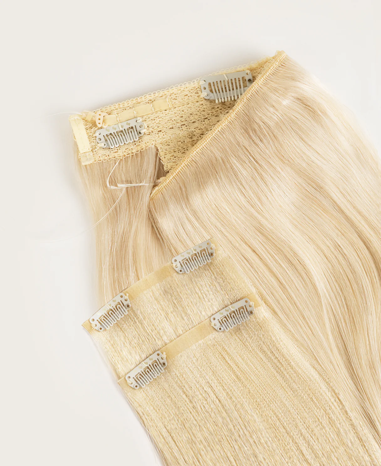 halo one-step hair extensions light blonde. - Image 5